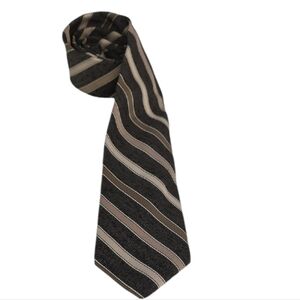 Vintage Damon Brown Striped Necktie